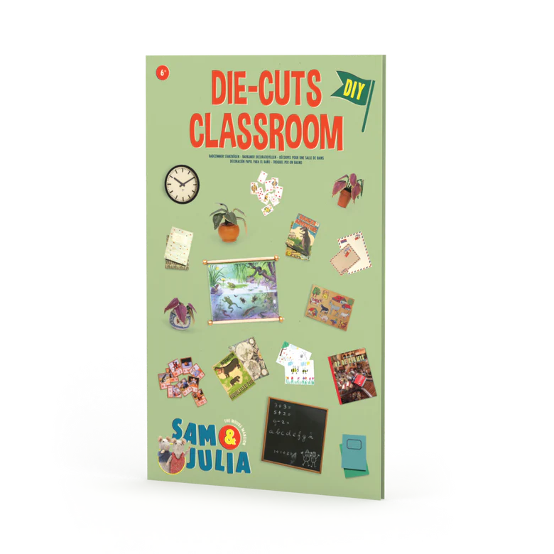 Sam & Julia Classroom Die-Cut Prints