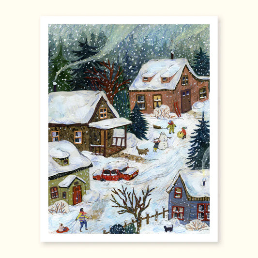 Snow Day print