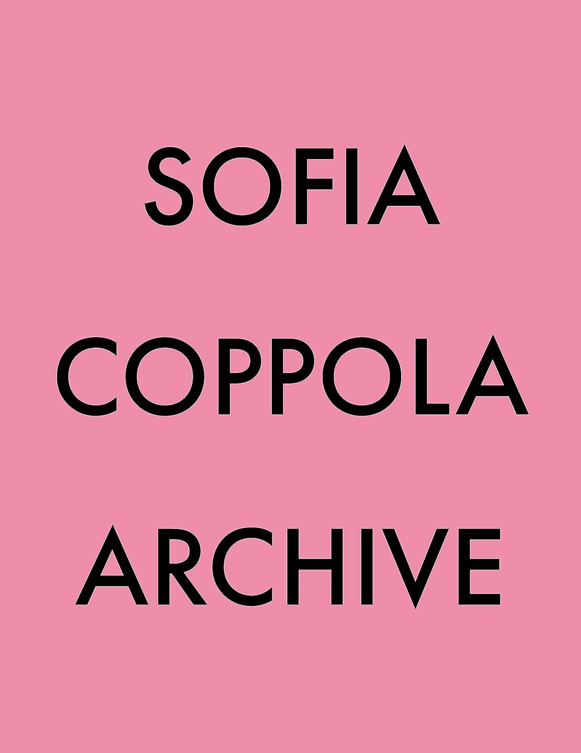 Sofia Coppola Archive book