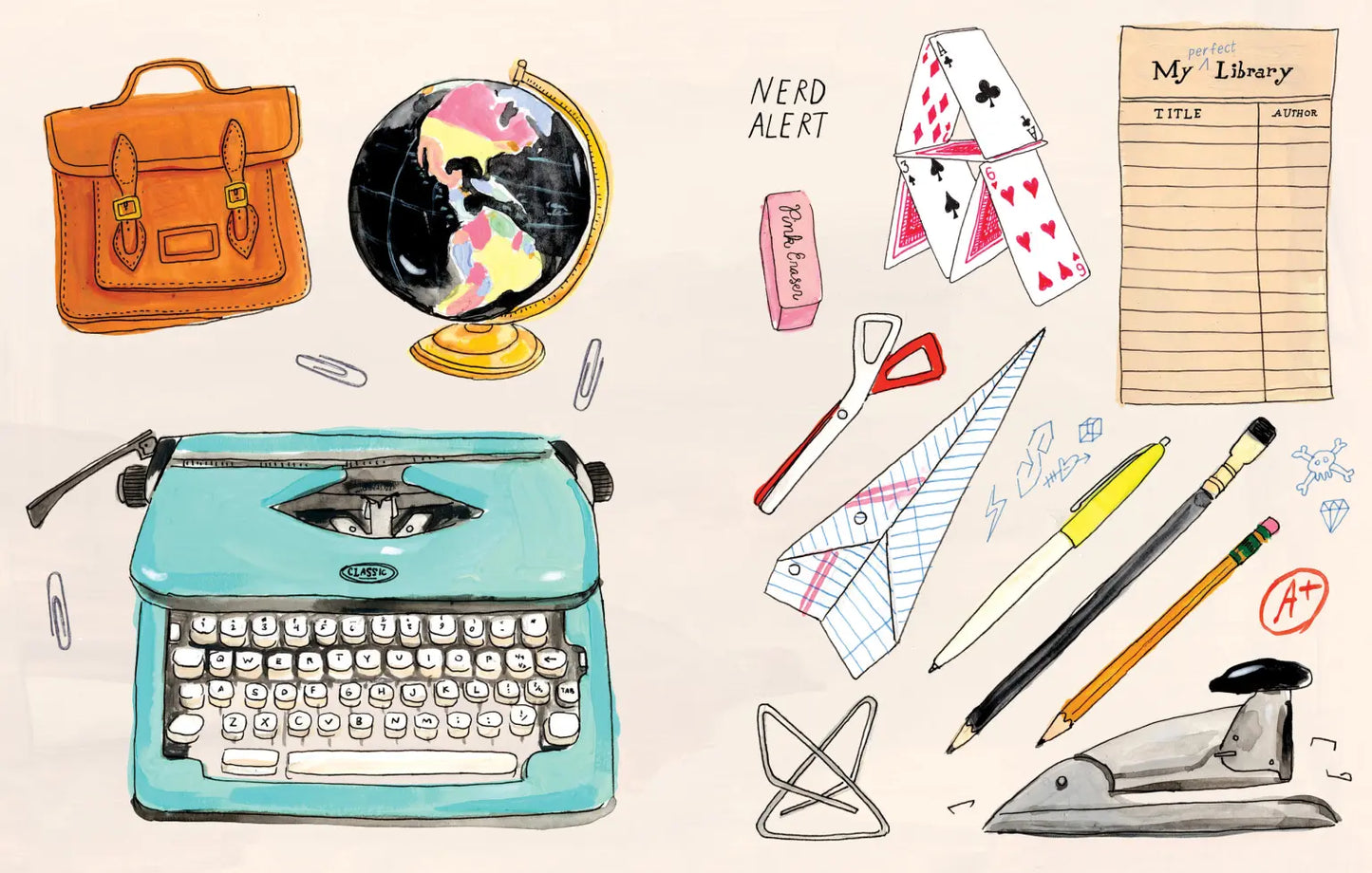 The Eclectic World of Julia Rothman sticker book