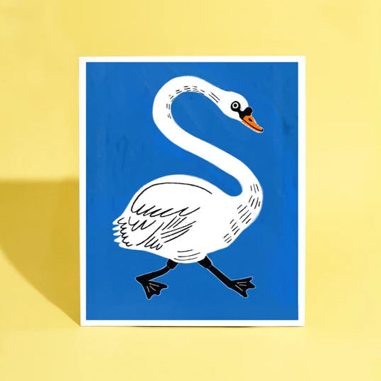 Runaway Swan print