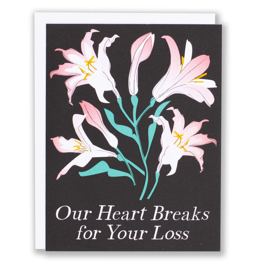 Our Hearts Break card
