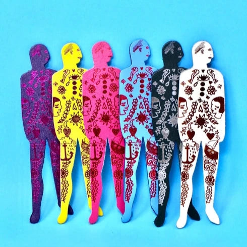 Tattooed Man Bookmark