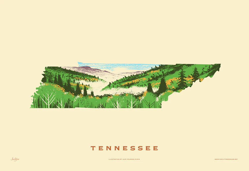 Tennessee State Card