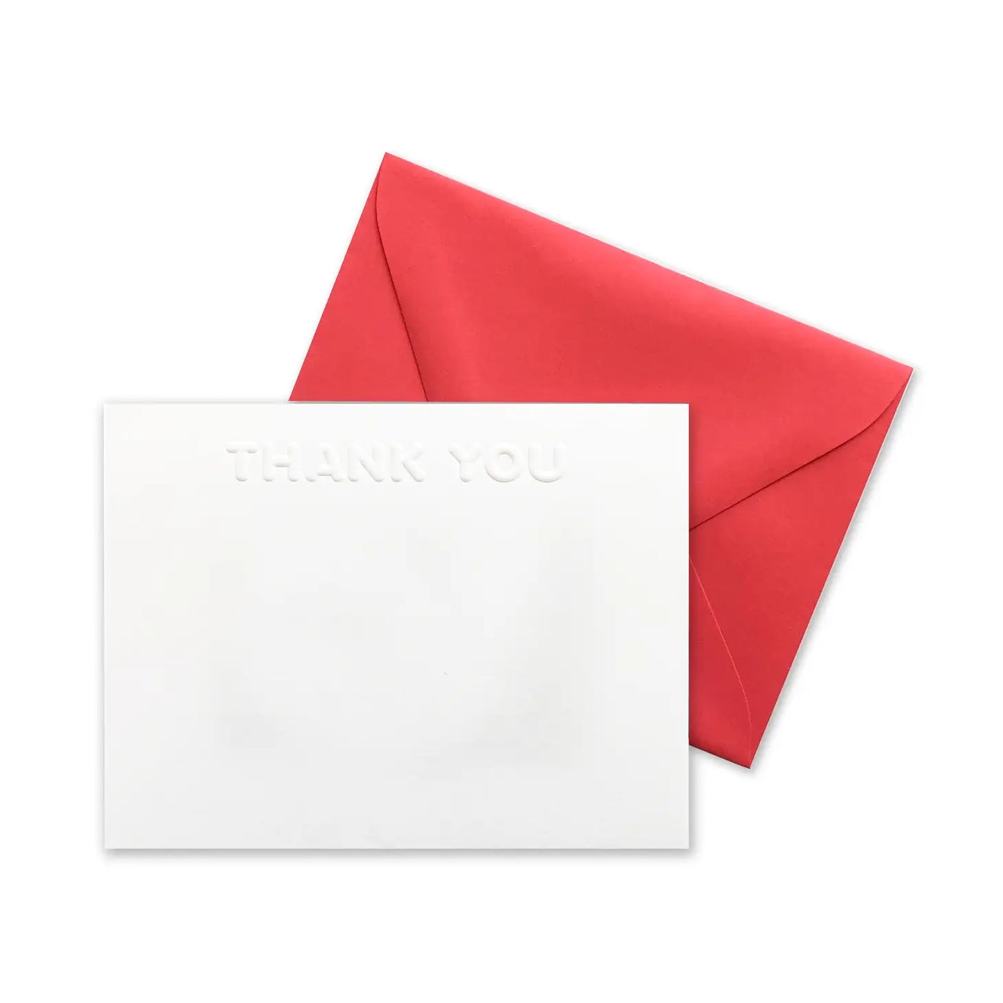 Coral Thank You Note Set
