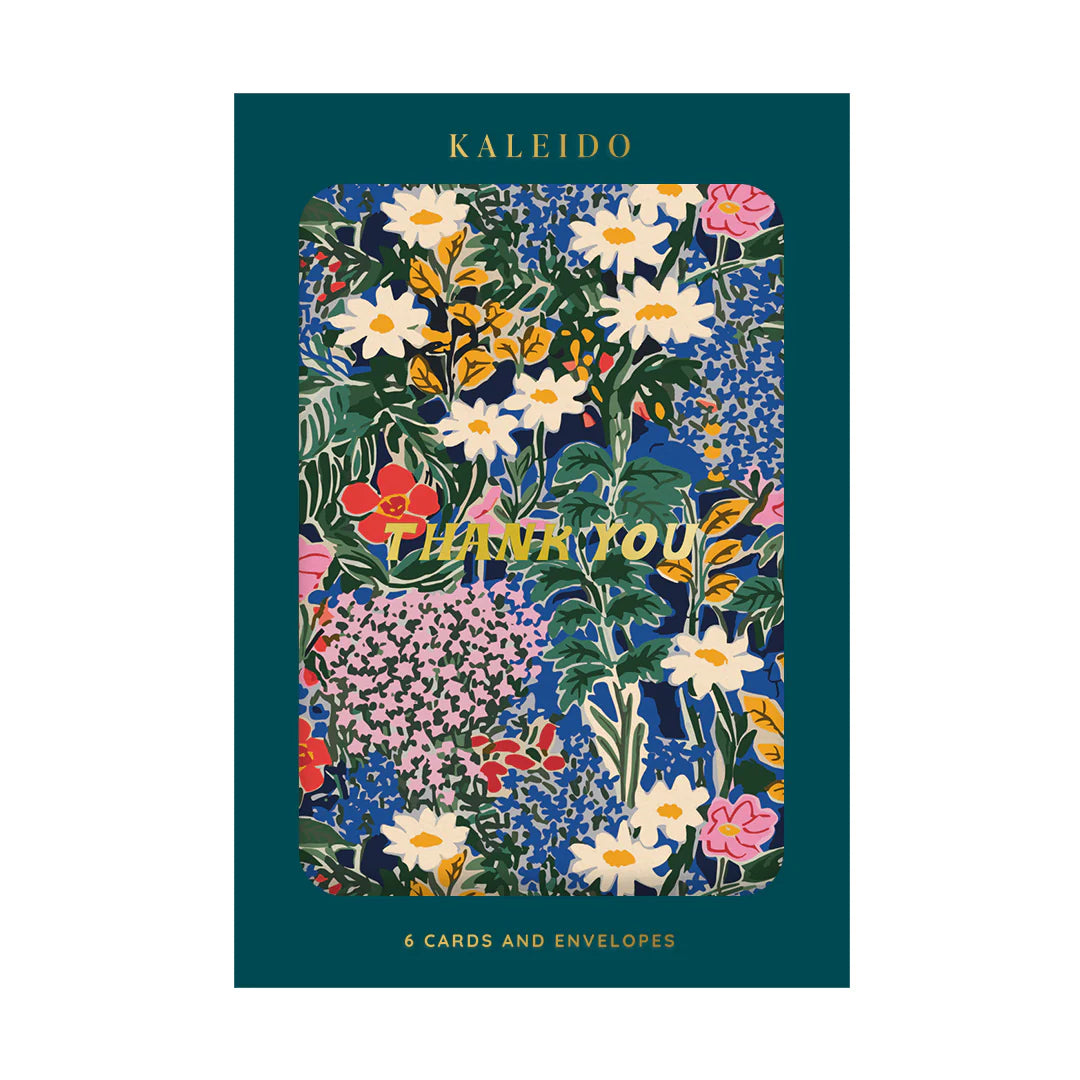 Painted Botanicals Thank You card set