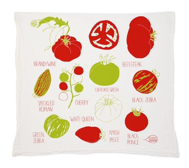 Tomato Tea Towel