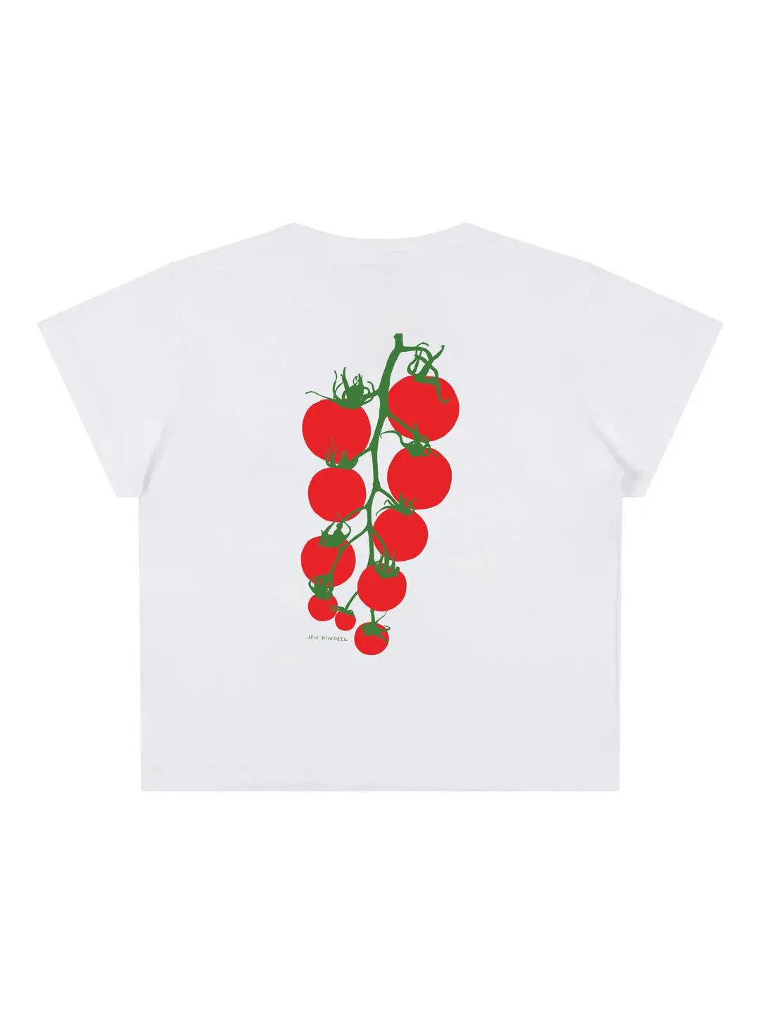 Tomato Cropped T Shirt