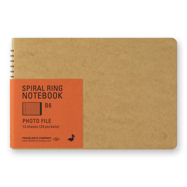 Traveler’s Company Photo File Spiral Book B6