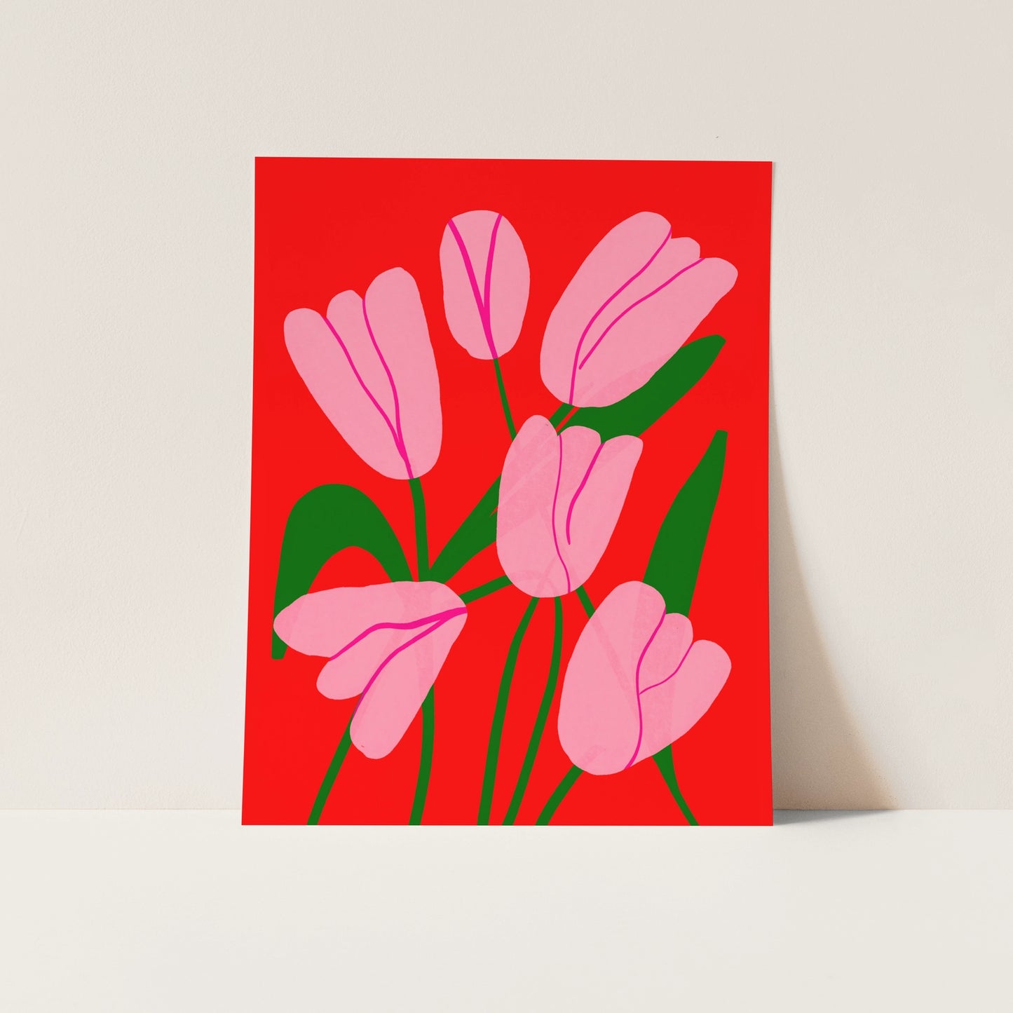 Tulips Floral Print