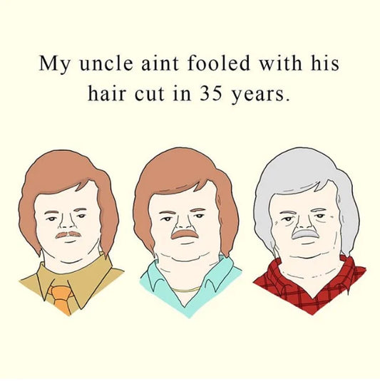 Timeless Haircut print