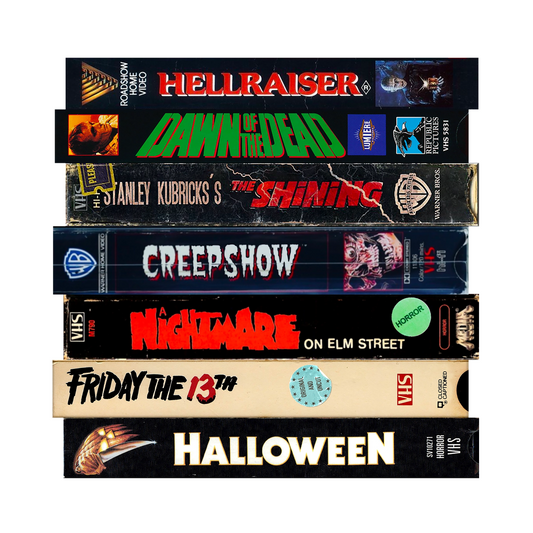VHS 80's Horror Movie Sticker