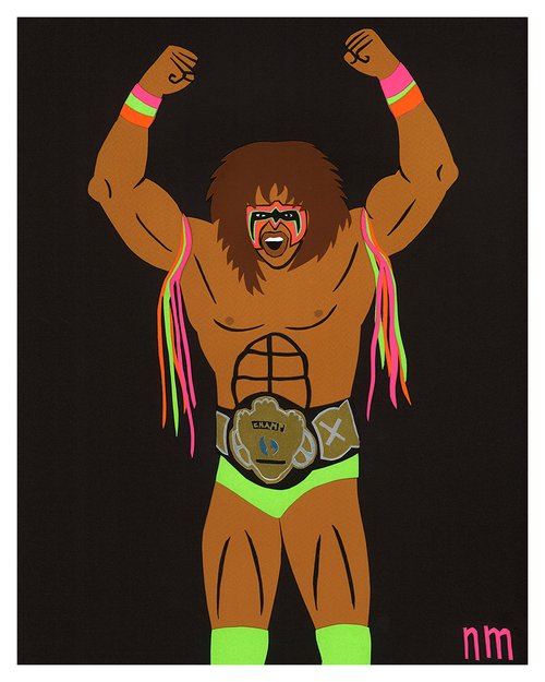 Ultimate Warrior print