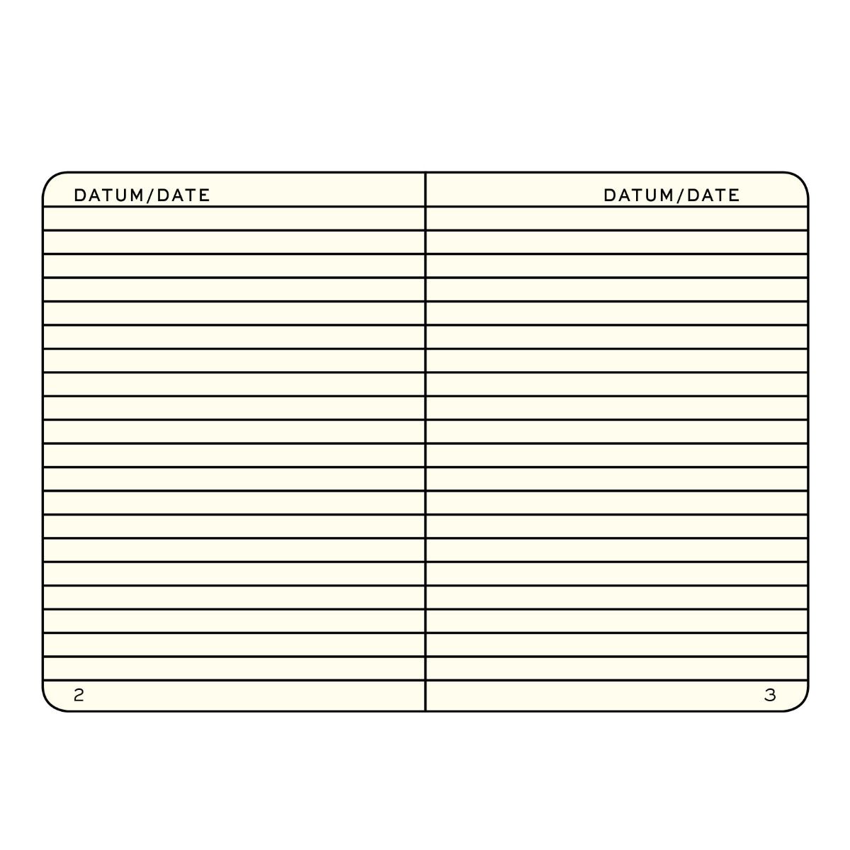 Leuchtturm B5 Composition Hardcover Notebook: Ruled Pages