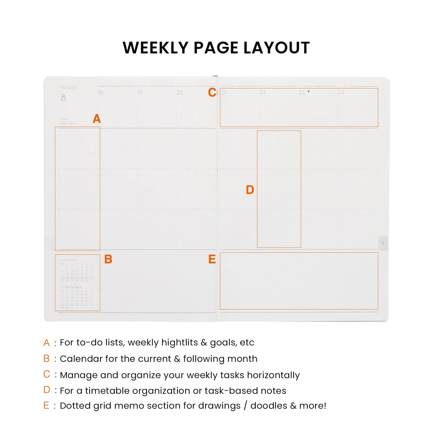 2027 Hightide Weekly Planner Katy B6