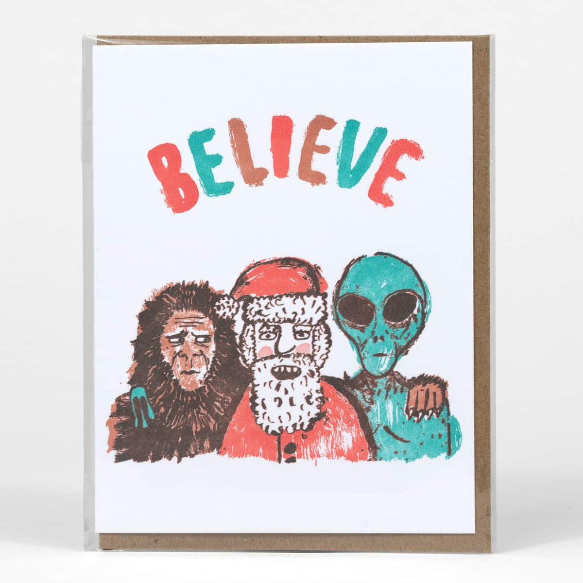 Believe Holiday card