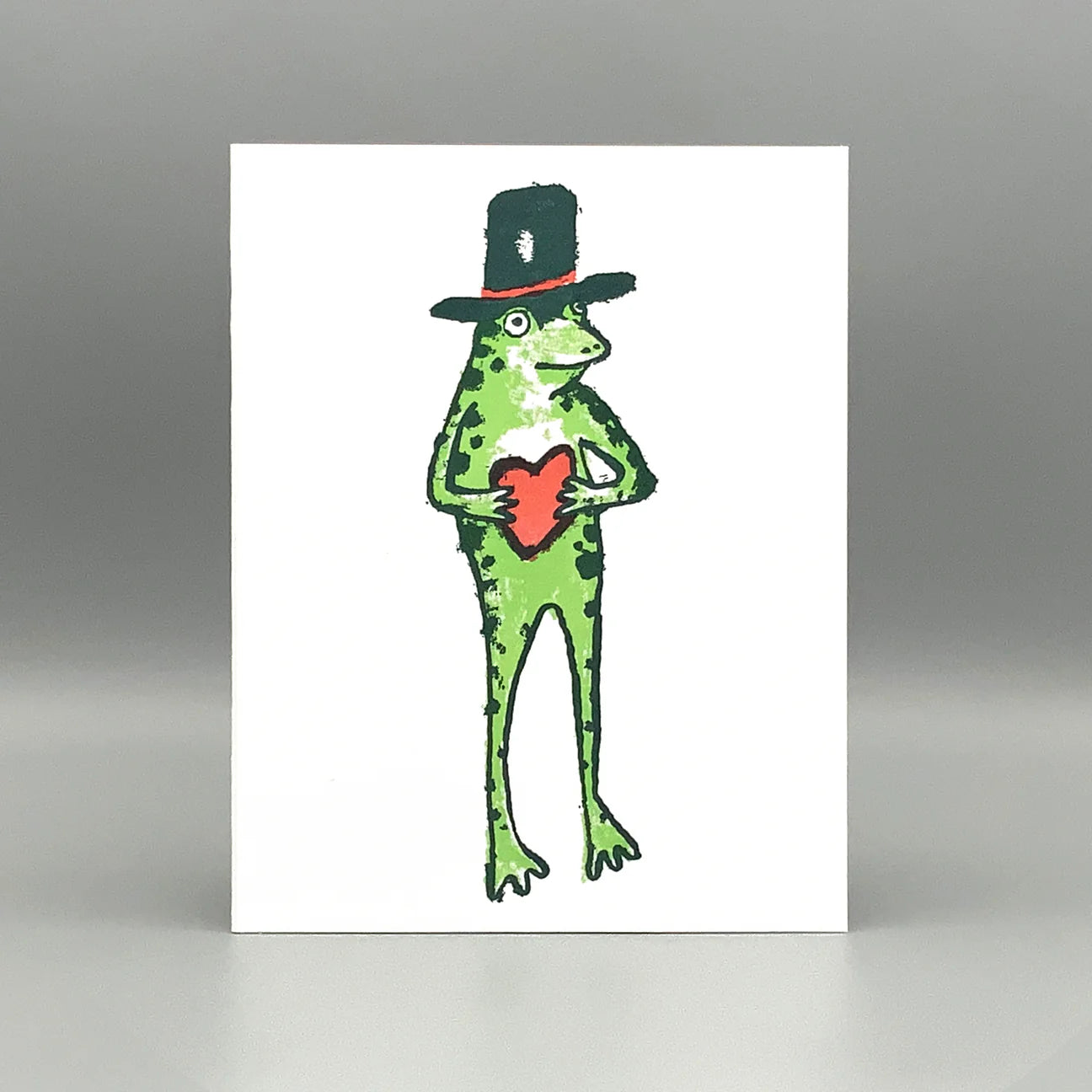 Froggy Heart card