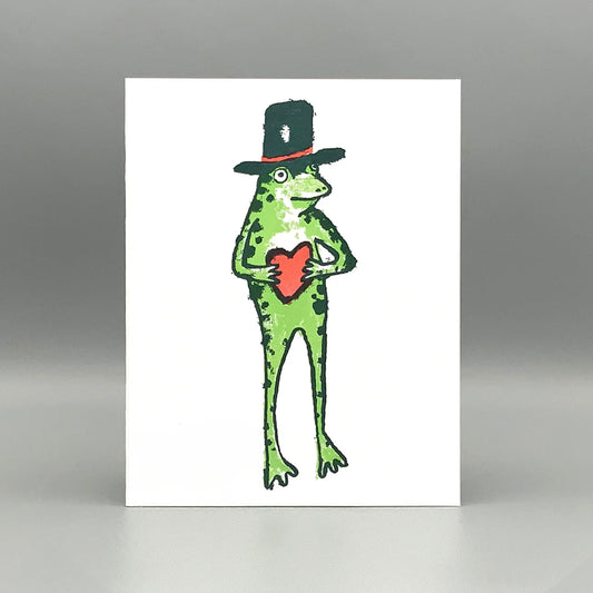 Froggy Heart card