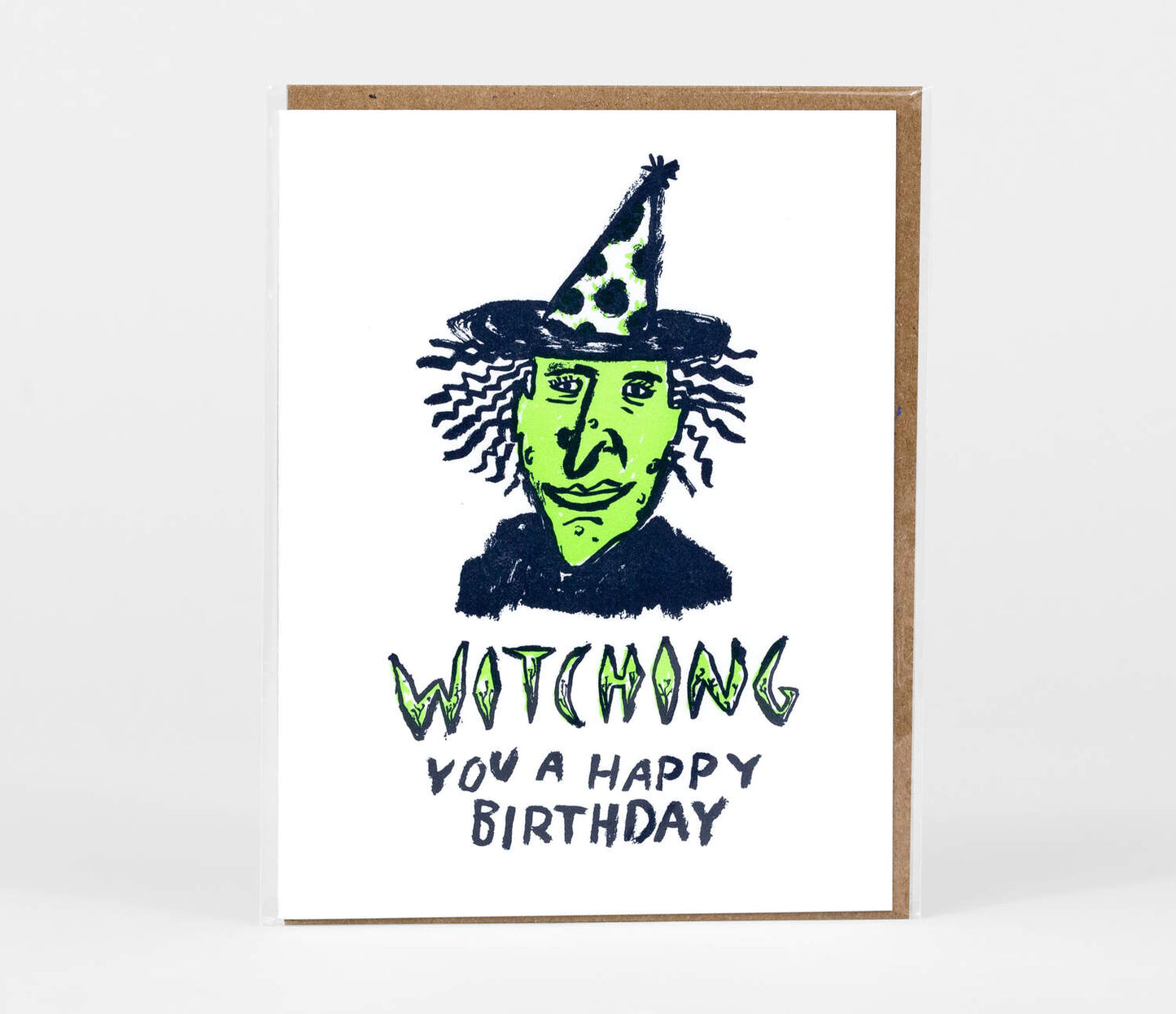 Birthday Witch card