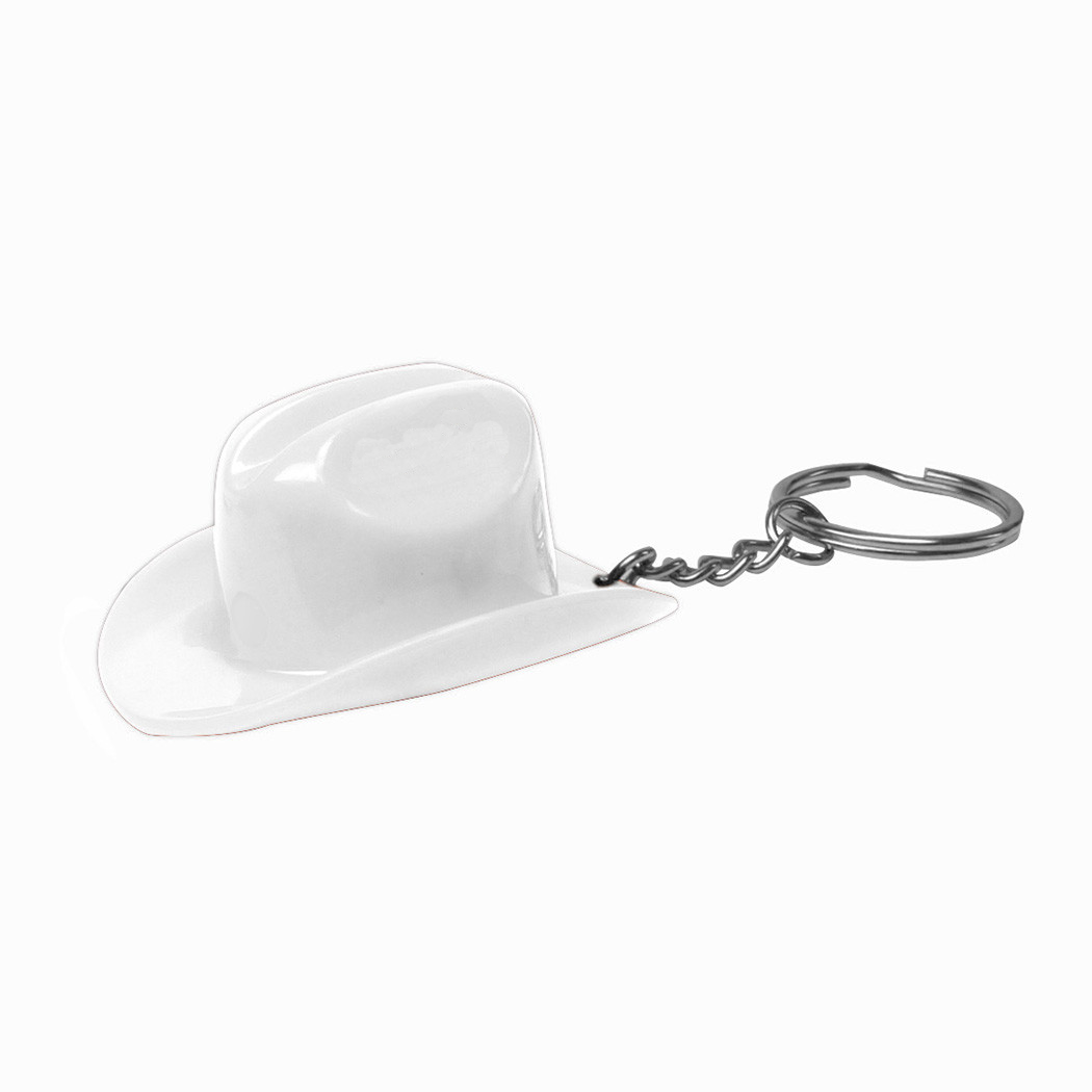 Cowboy Hat Bottle Opener Keychain