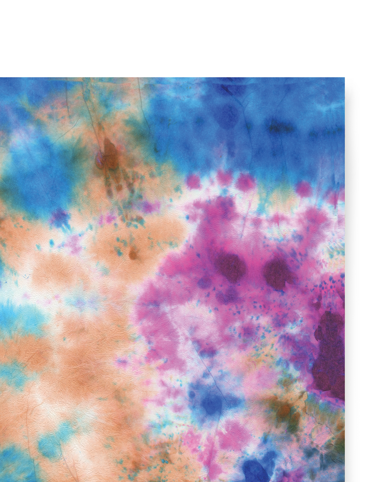 Tie Dye Winter Gift Wrap Roll