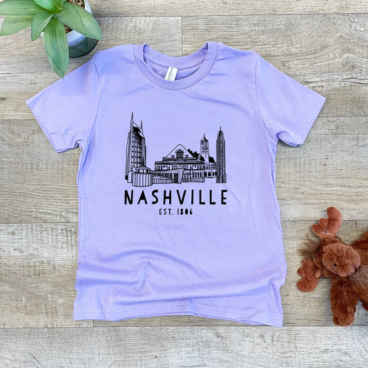 Downtown Nashville Youth Shirt (Lavender)