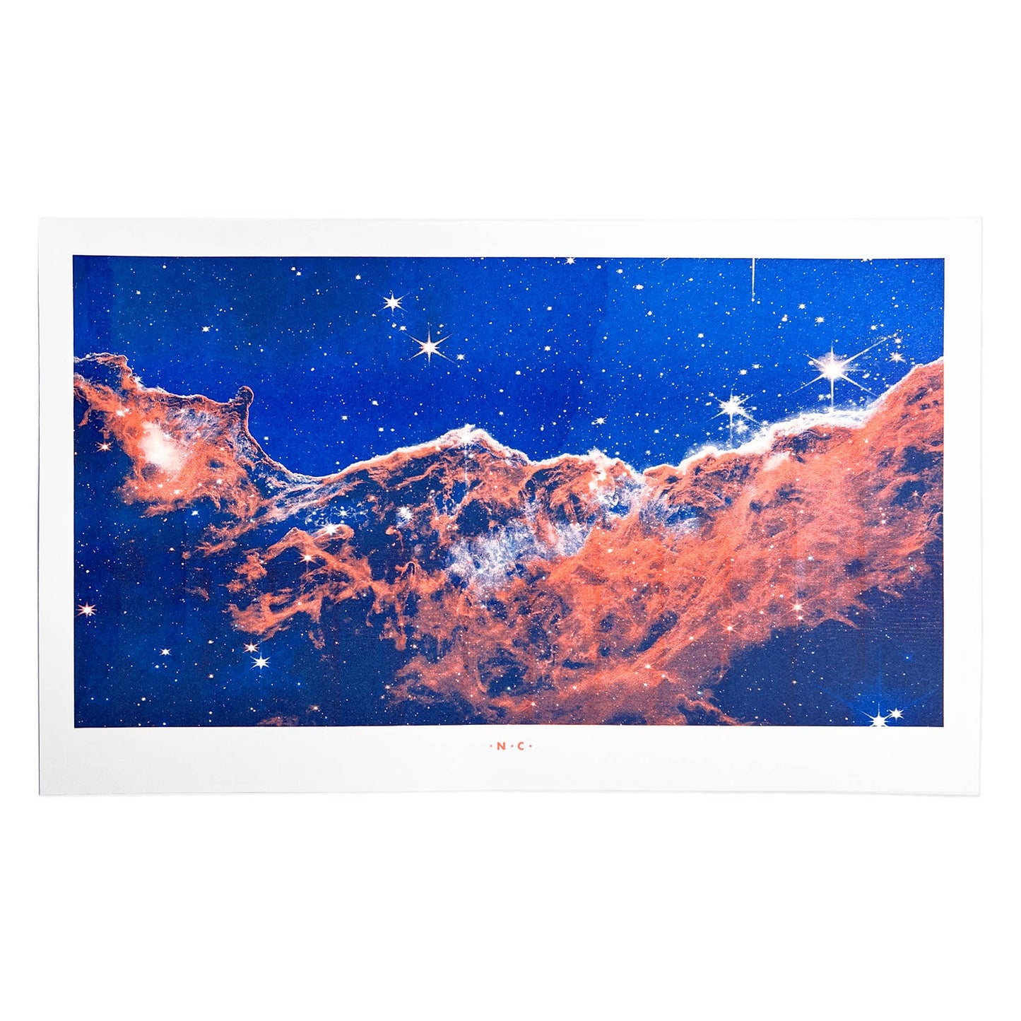 Webb Telescope's Cosmic Cliffs print