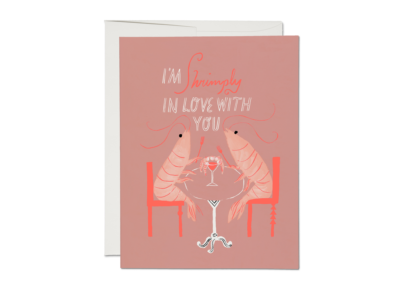 Shrimply In Love card