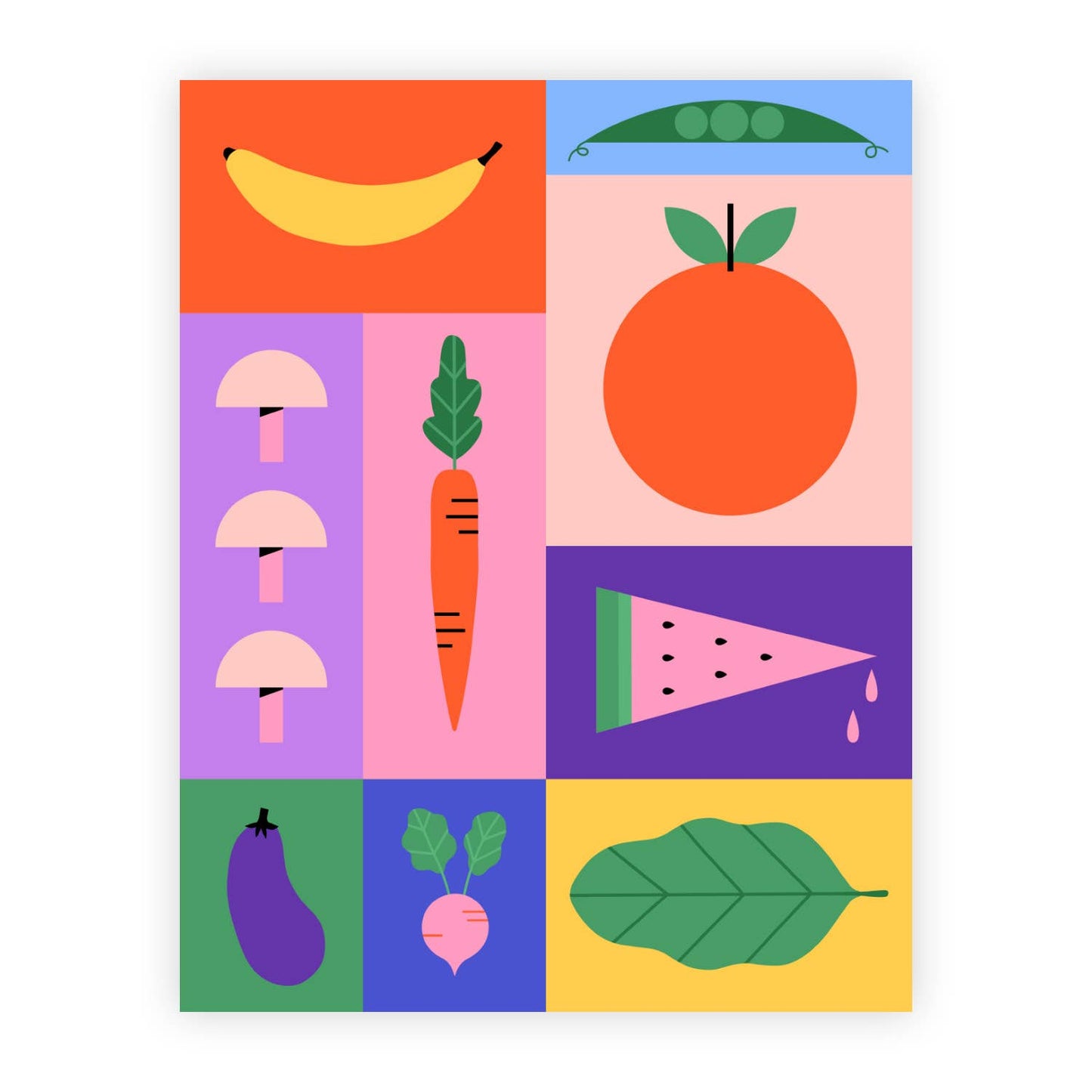 Fruit and Veggies print