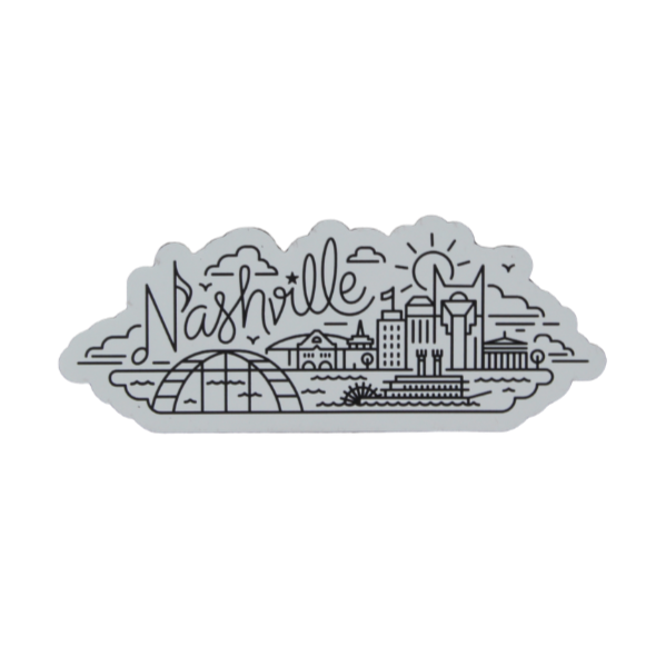 Nashville Skyline Magnet
