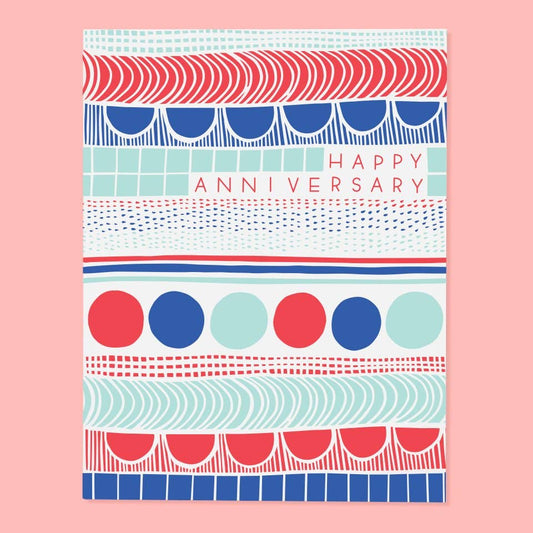 Anniversary Pattern card