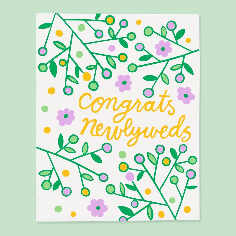 Congrats Newlyweds card