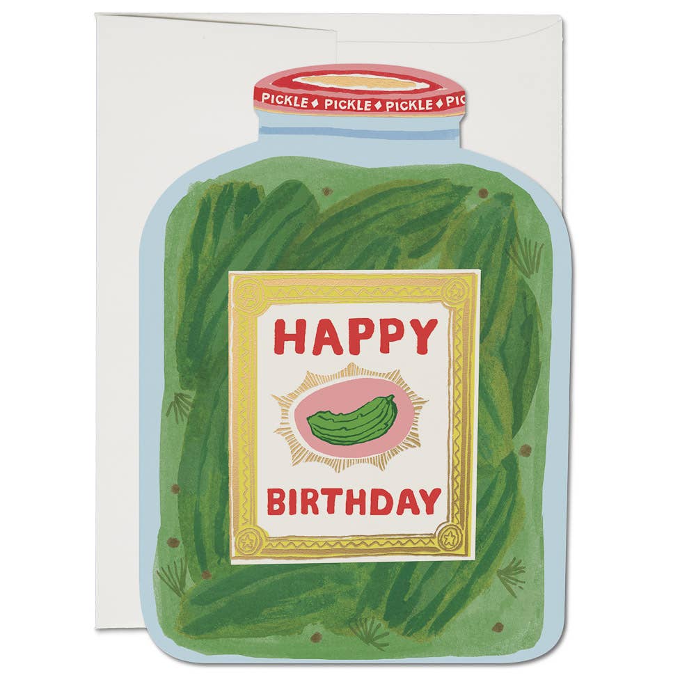 Pickle Jar Birthday card
