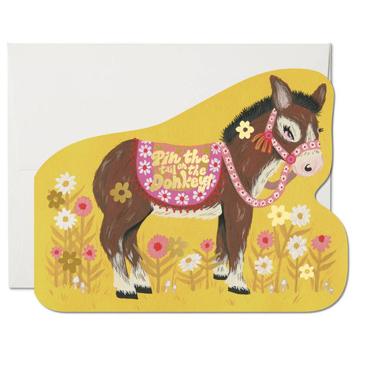 Pin the Tail on the Donkey card
