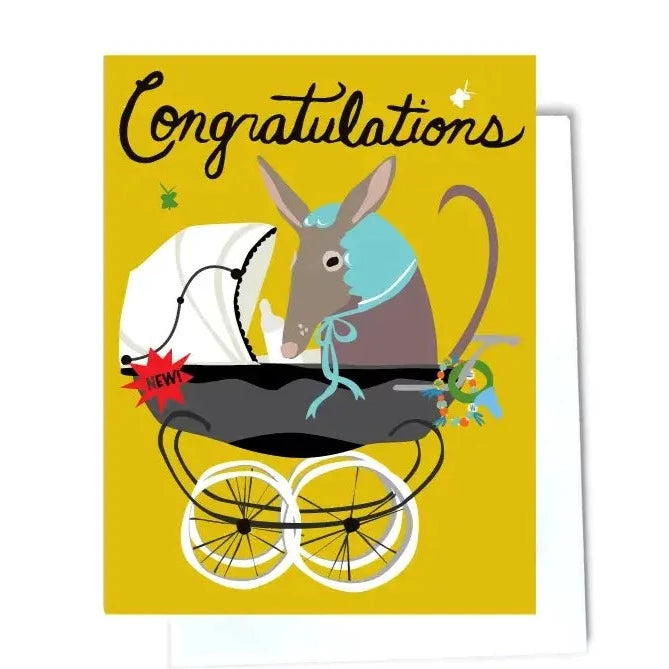 Baby In Pram Card