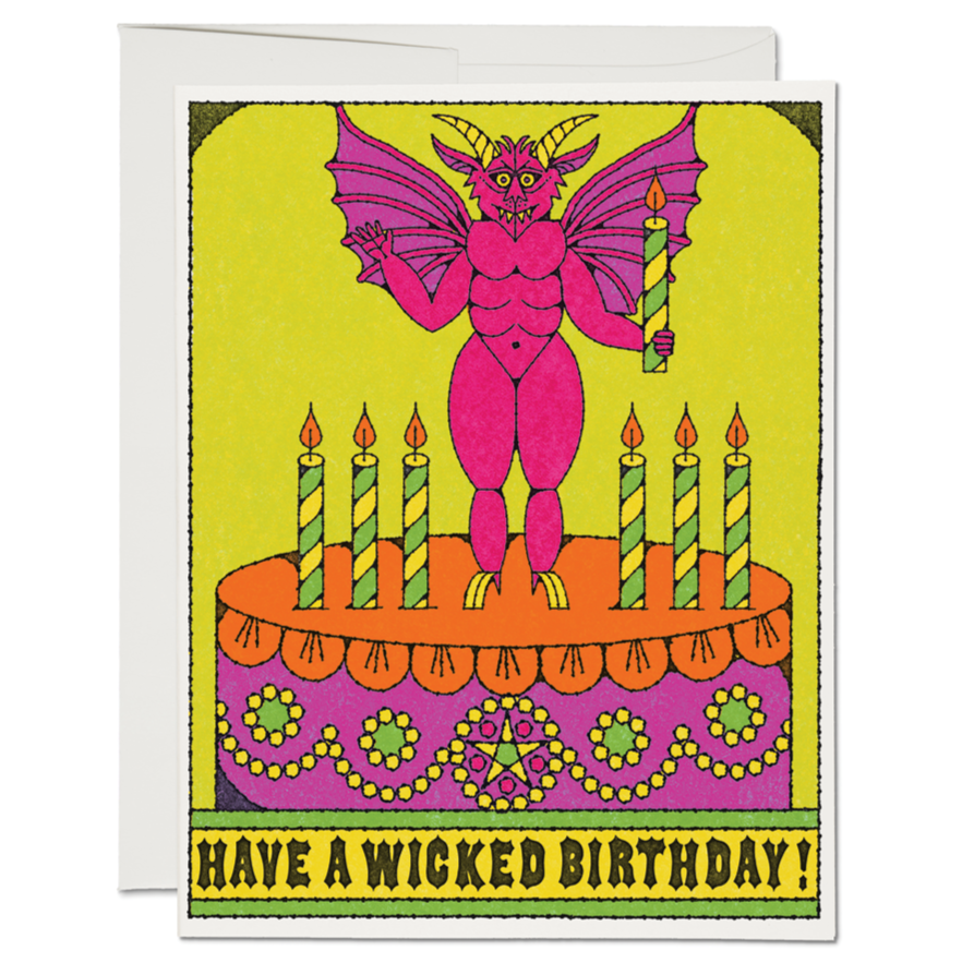 Wicked Birthday card
