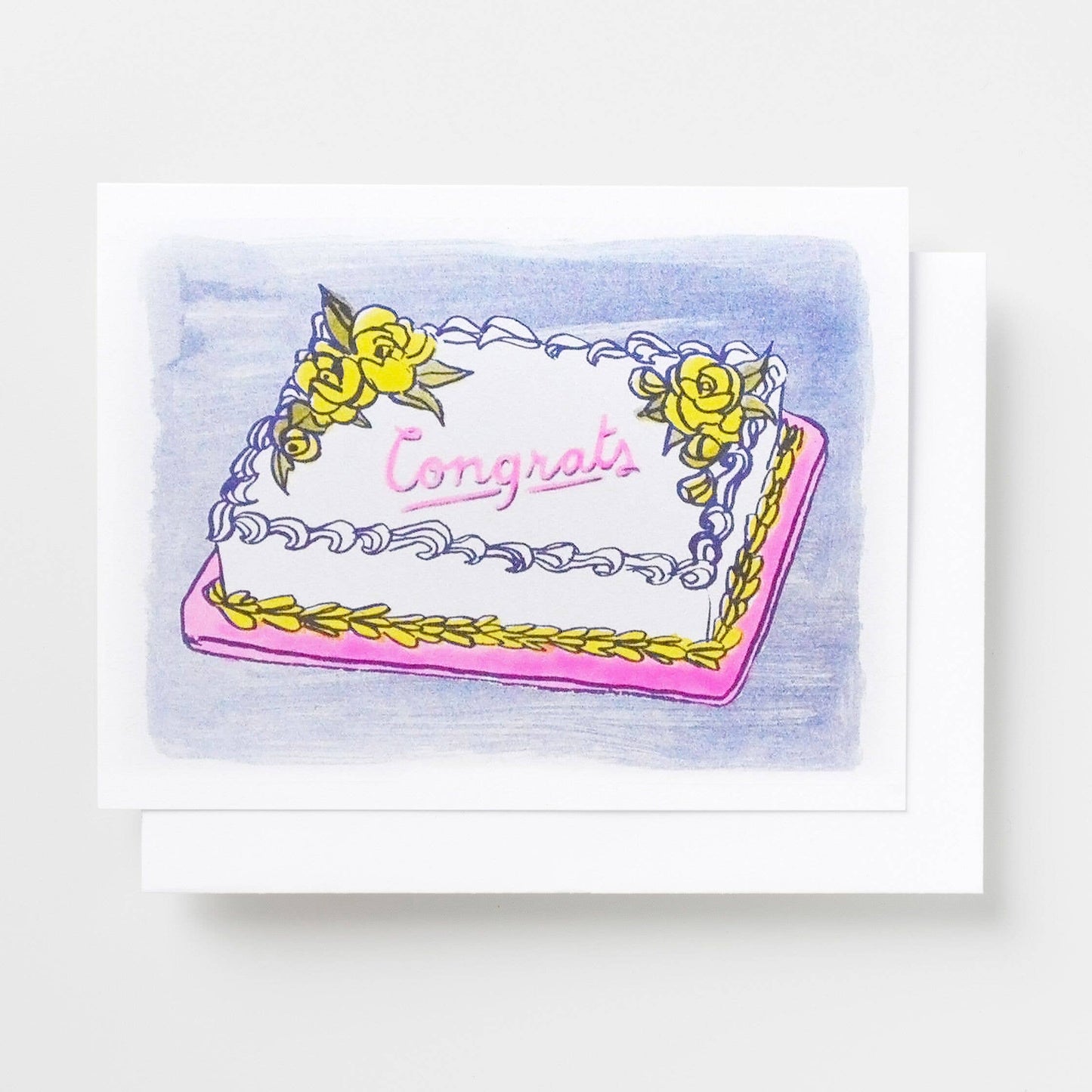 Congrats Cake card