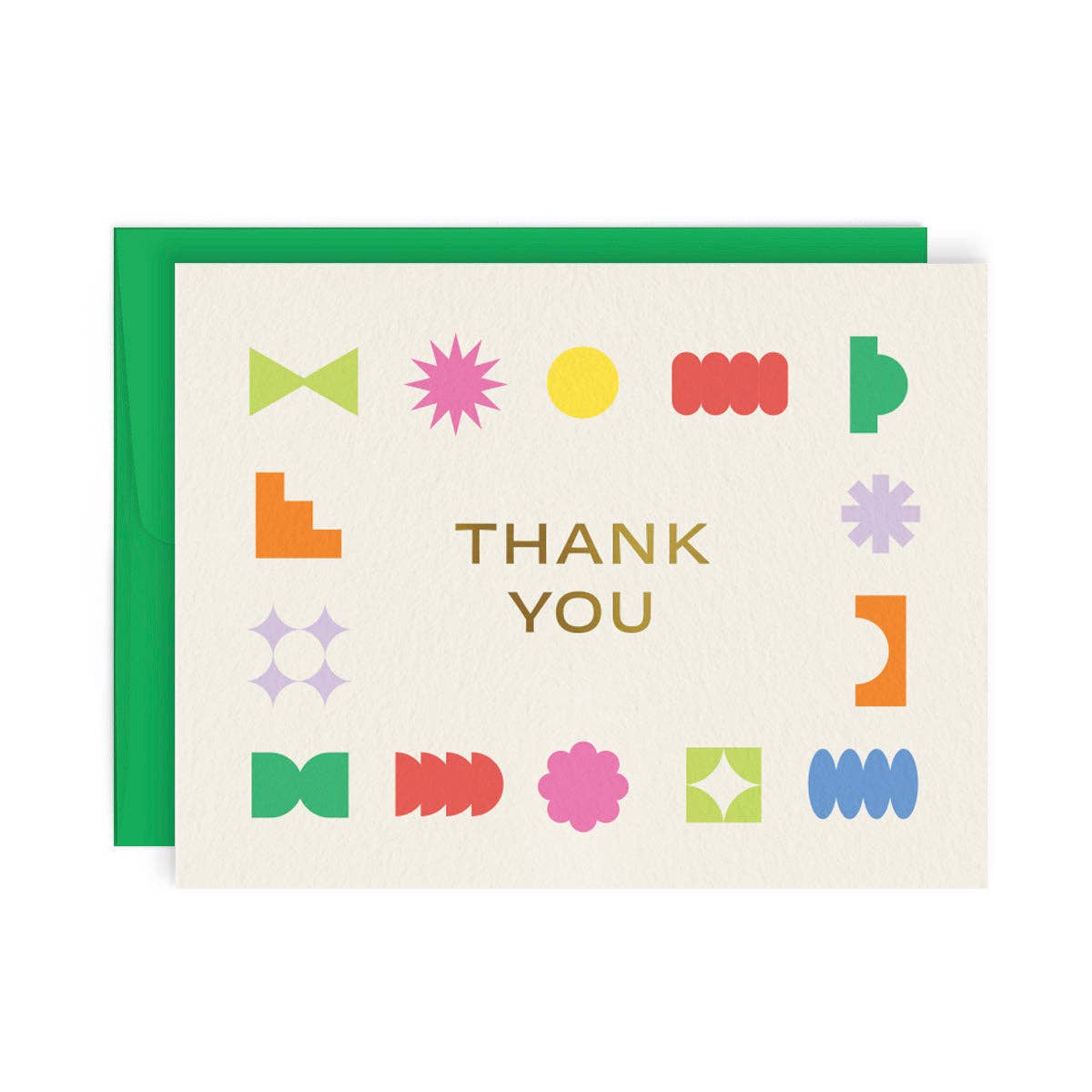 Thank You Geometric Card