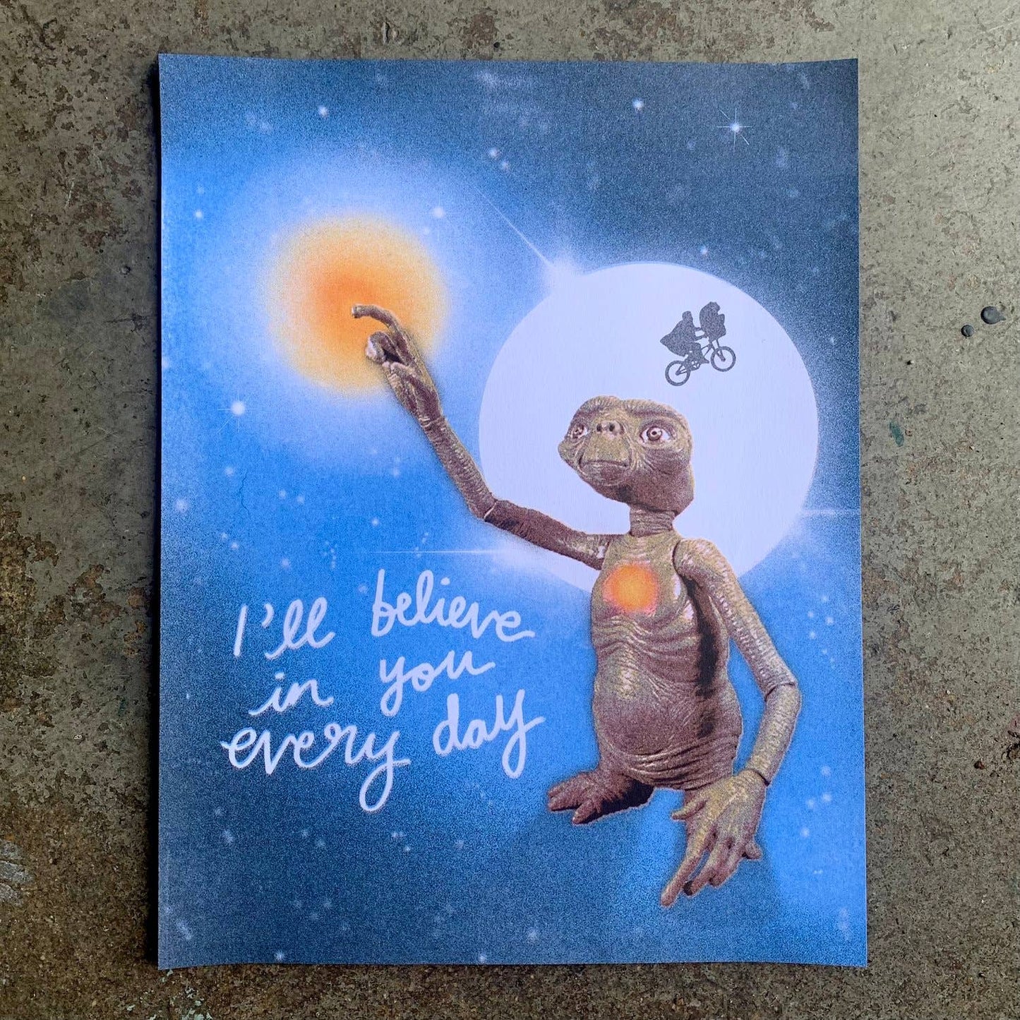 E.T. the Extra-Terrestrial 11x14"