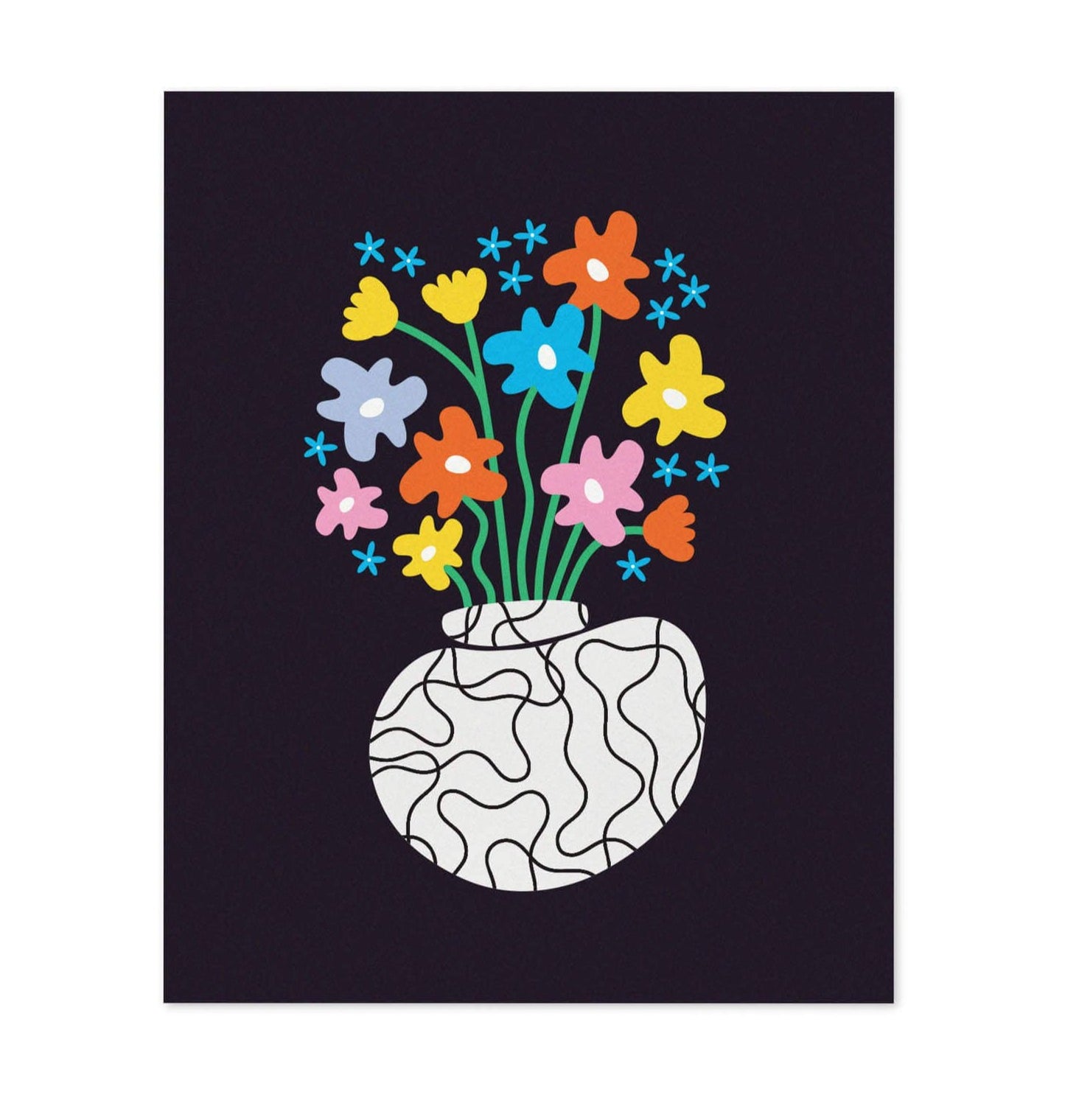 Squiggle Vase 8x10"