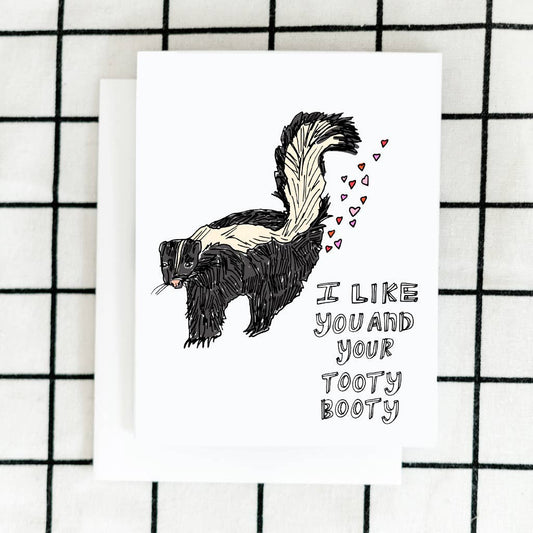 Tooty Booty Skunk card
