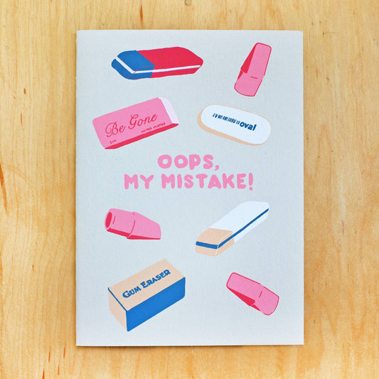 Oops, My Mistake! card