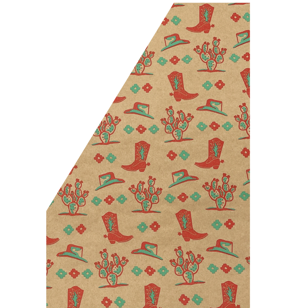 Desert Christmas Kraft Paper Gift Wrap Roll