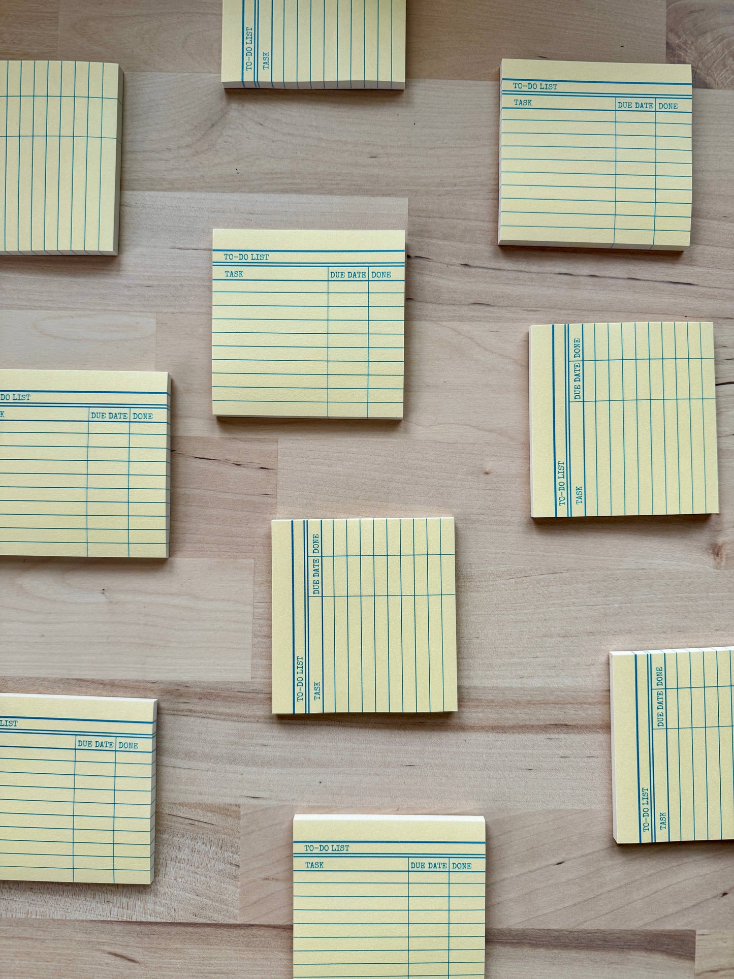 Library Card Sticky Notes