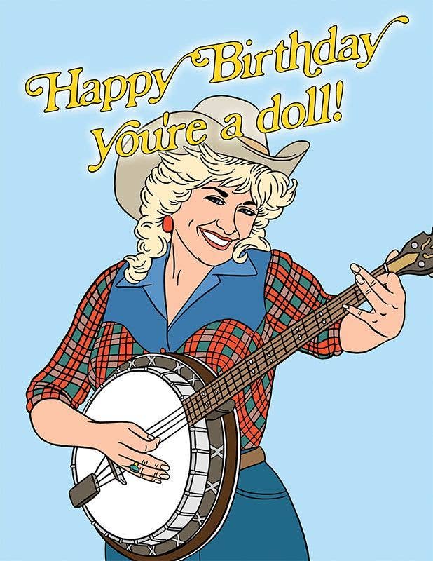 You're a Doll Birthday Card