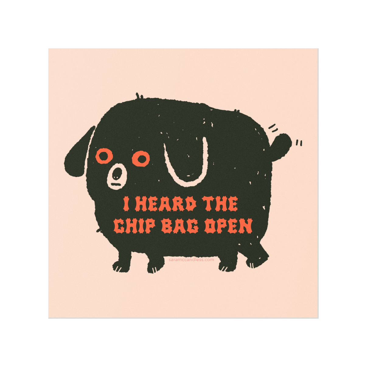 Chip Bag Open print