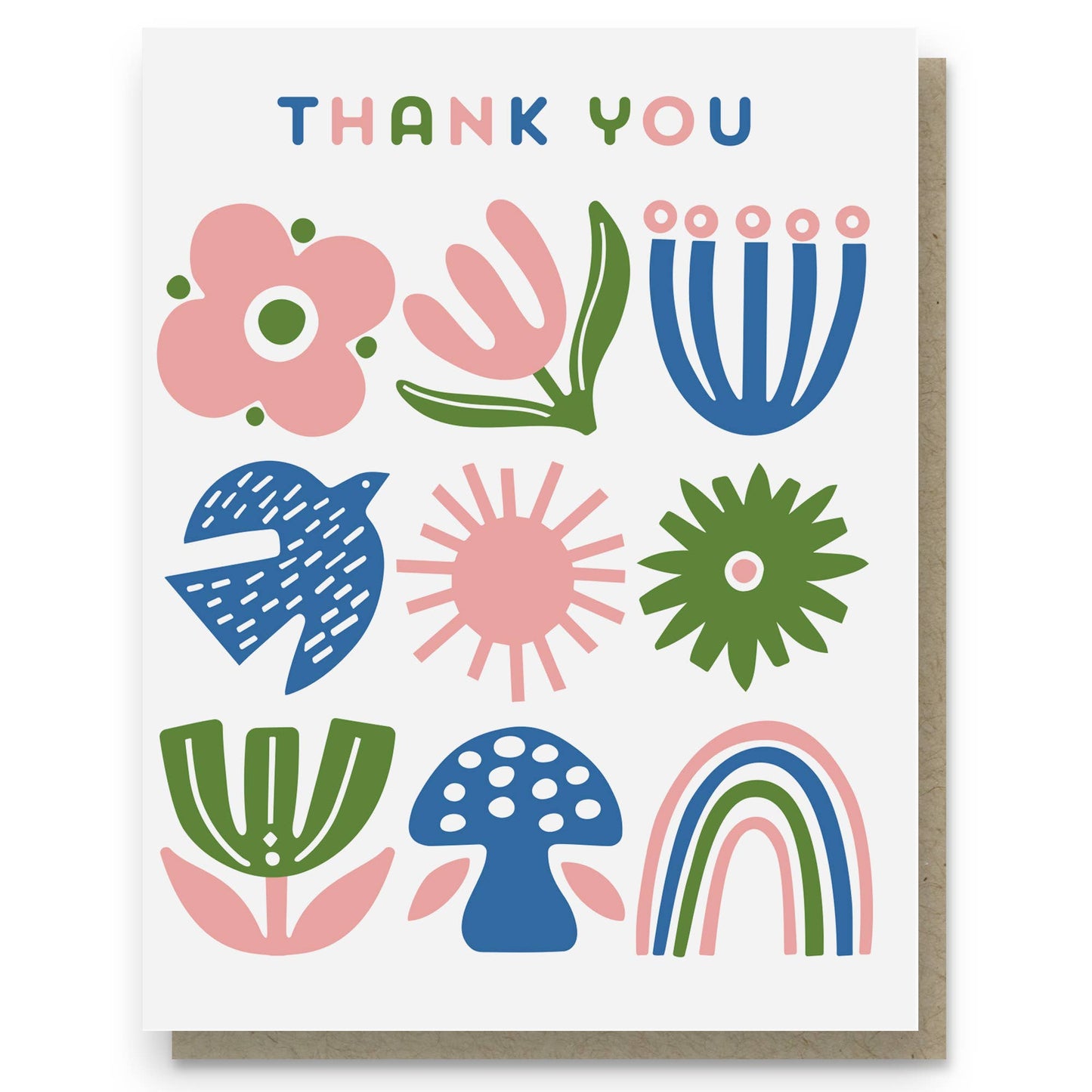 Garden Friends Thank You Card