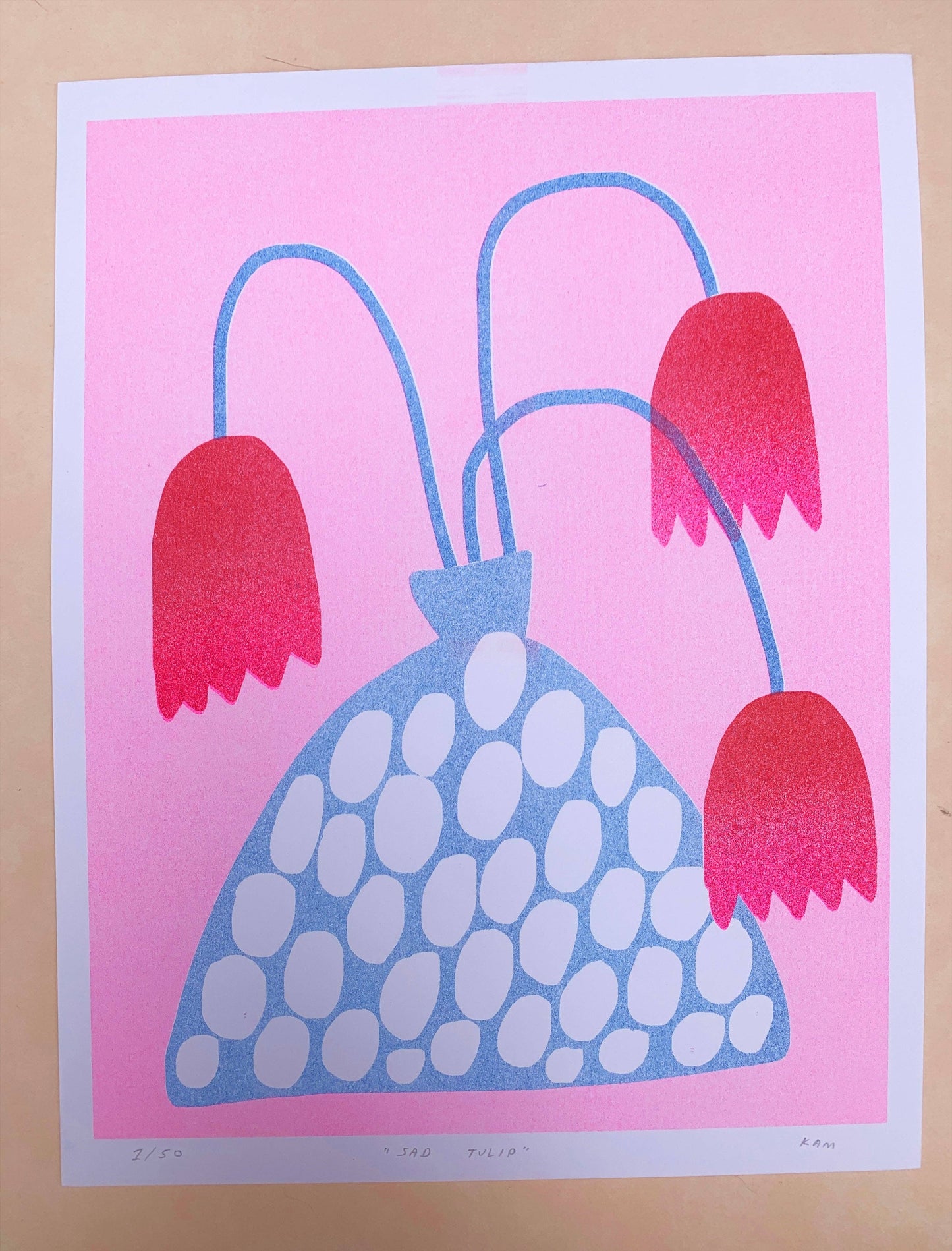 Sad Tulips 8.5x11"