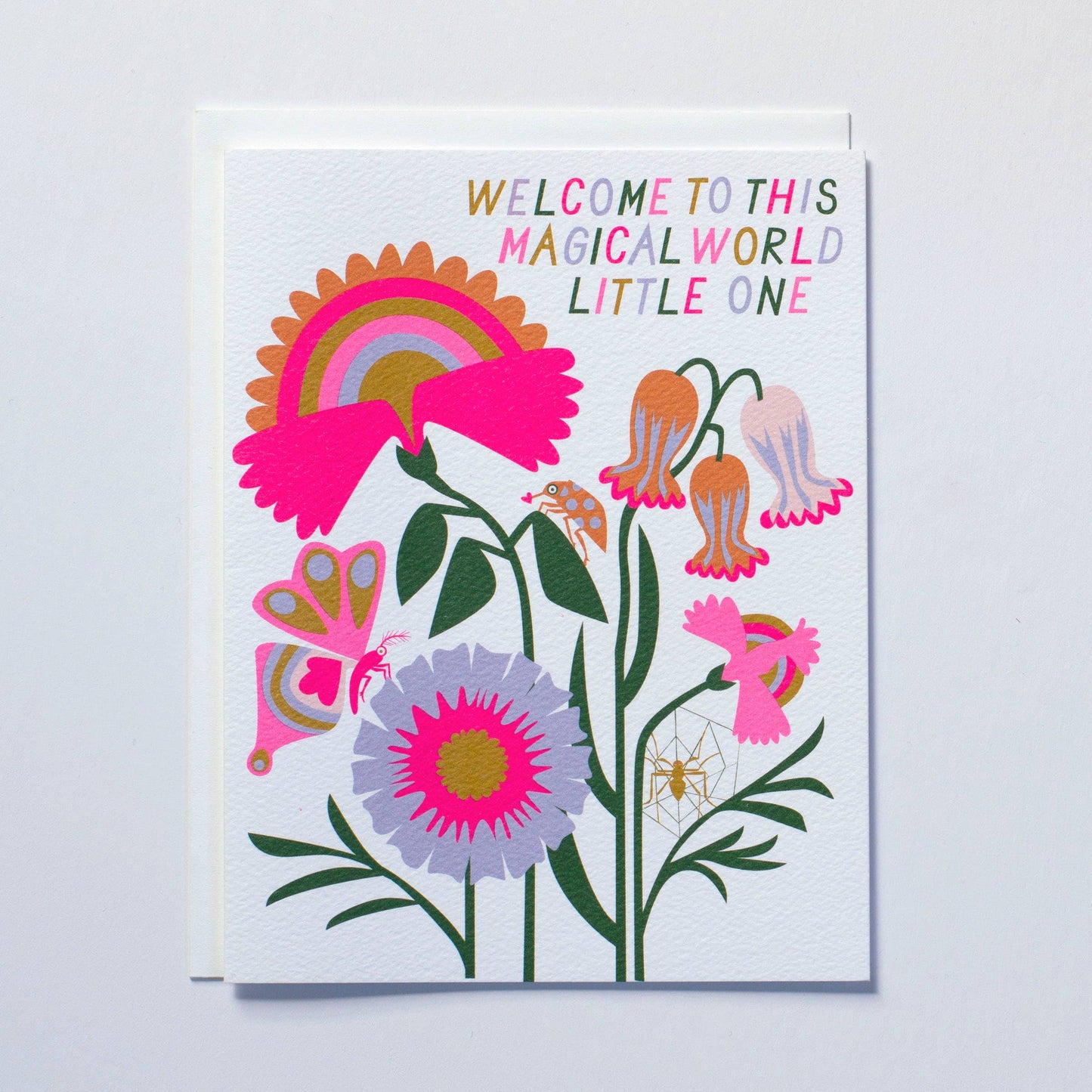 Magical World card - New Baby card