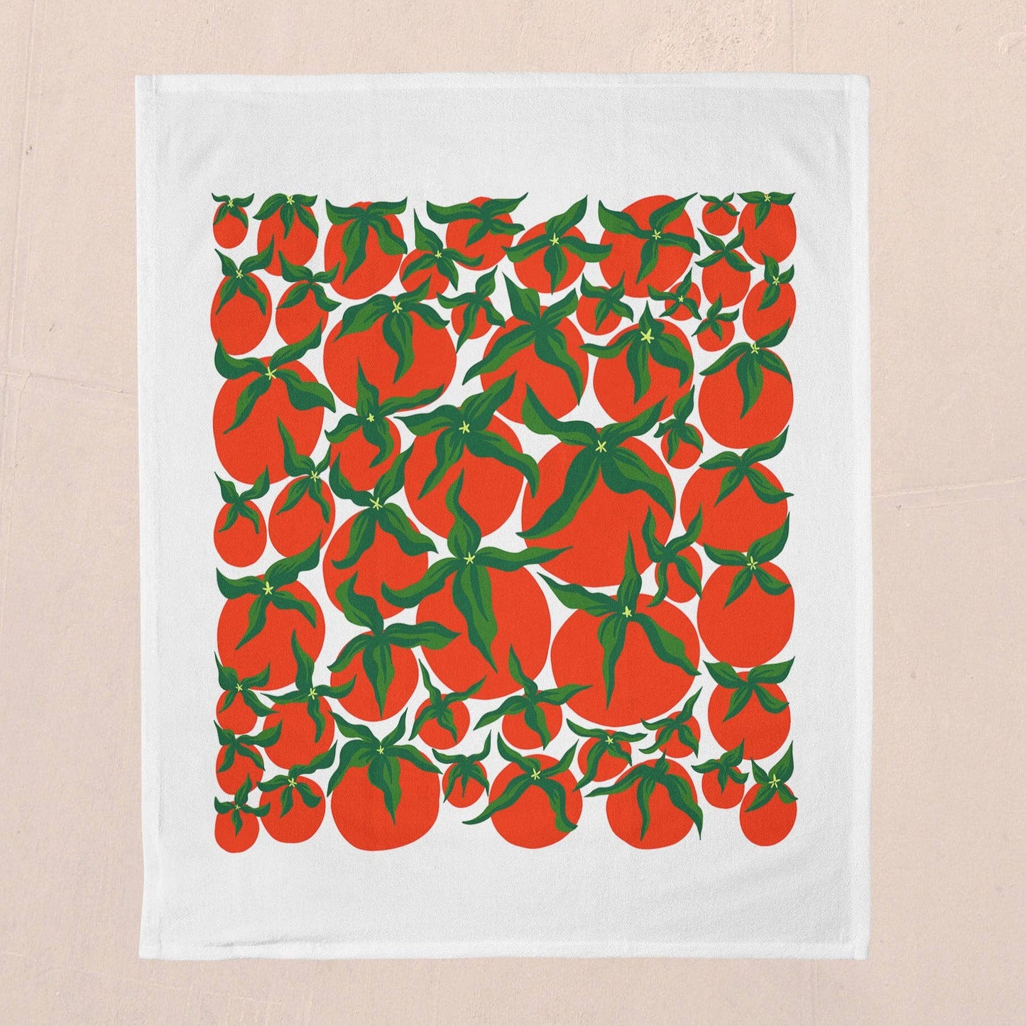 Tomatoes Flour Sack Tea Towel